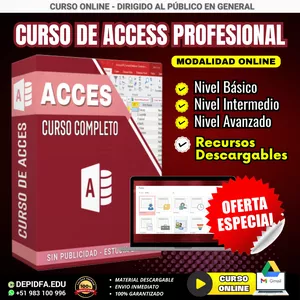 Imagen de portada para Curso online CURSO DE ACCESS COMPLETO