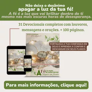 Imagem de capa para o Ebook [Digital] E-BOOK DEVOCIONAL: A fé é o mapa de quem decide seguir em frente ( 31 Trinta e um Devocionais completo com: louvores, mensagens e orações))