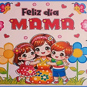 Imagen de portada para Ebook Mural día de la madre para pared y puerta