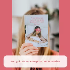 Imagem de capa para o Ebook 7 maneiras de ganhar dinheiro enquanto você dorme