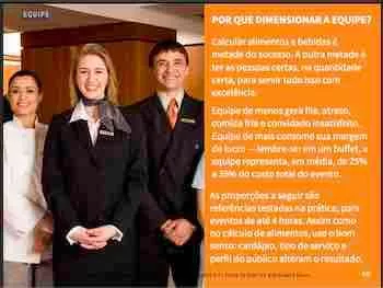 equipe - guia pratico para calcular as quantidades para buffet festas eventos - escola negocio de buffet