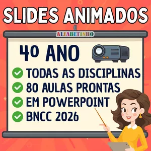 Imagem do curso SLIDES ANIMADOS - 4º ANO - BNCC 2026