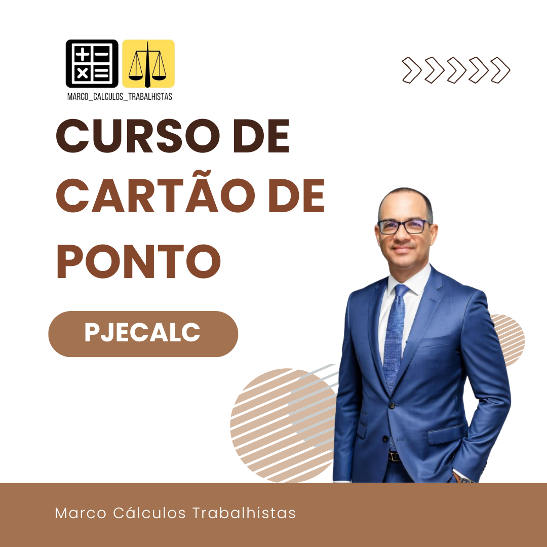 Curso CURSO DE CARTÃO DE PONTO DO PJECALC