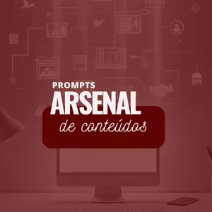 Imagem de capa para o Ebook Arsenal de Prompts persuasivos