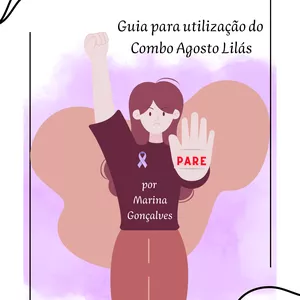 Imagem de capa para o Ebook Combo Agosto Lilás