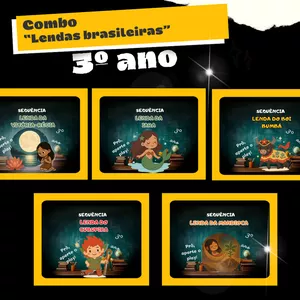 Imagem de capa para o Ebook Combo "Lendas brasileiras" (3º ano)