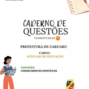 Imagem de capa para o Ebook CONCURSO AUXILIAR DE EDUCAÇÃO - CARUARU - CONHECIMENTOS ESPECÍFICOS