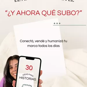 Imagen de portada para Ebook 30 Ideas de Historias para Instagram que Conectan, Venden y Humanizan