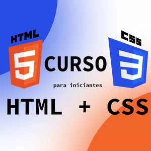 Imagem de capa para o Curso online Programação HTML e CSS do zero