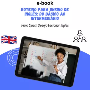 Imagem de capa para o Ebook Roteiro para Ensino de Inglês: do Básico ao intermediário