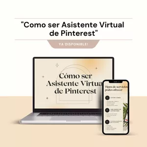 Imagen de portada para Ebook Conviertete en Asistente Virtual de Pinterest