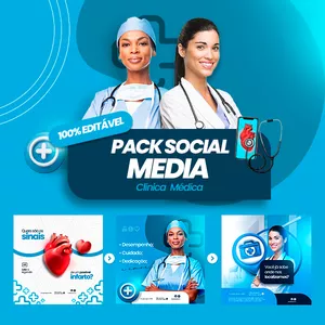 Imagem de capa para o Curso online PACK SOCIAL MEDIA - CLÍNICA MÉDICA