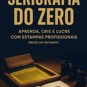 Imagem de capa para o Ebook Serigrafia do Zero