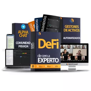 Imagen de portada para Curso online Finanzas Descentralizadas (DeFi) - De Cero a Experto