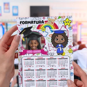 Imagem de capa para o Curso online Calendário de Formatura *Totalmente Editável no Canva* 🎓✨  