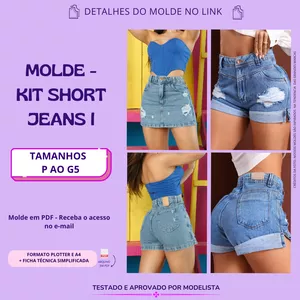 Imagem de capa para o Curso online Molde Kit Short Jeans 1.0