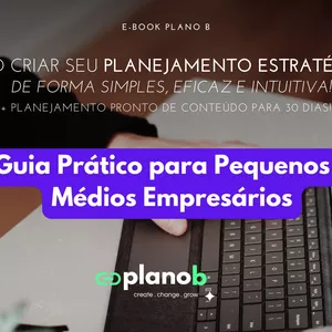 Imagem de capa para o Ebook Como Criar Seu Planejamento Estratégico do zero de forma prática!