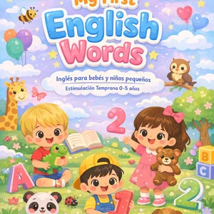 Imagen de portada para Ebook My First English Words  Inglés para bebés y niños pequeños  Estimulación temprana 0–5 años