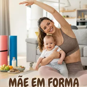 Imagem de capa para o Ebook Mãe em forma.