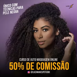Imagem de capa para o Curso online Curso de Automaquiagem - Luiza Makeup