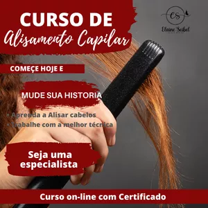 Imagem de capa para o Curso online Curso de Alisamento Orgânico