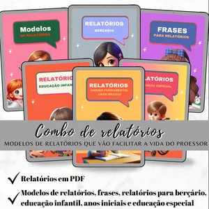 Imagem de capa para o Ebook COMBO RELATÓRIOS COMPLETOS