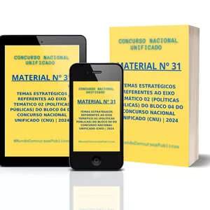 Imagem de capa para o Ebook Material 31 - Políticas Públicas para CNU