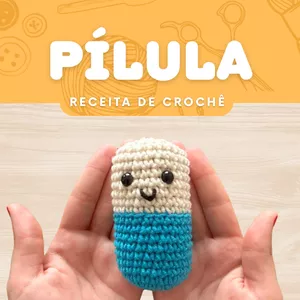 Imagem de capa para o Ebook Pílula - Receita de crochê de amigurumi