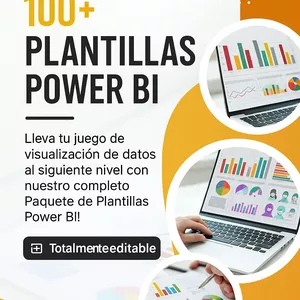 Imagen de portada para Curso online  100 Plantillas de Power BI - (MRR incluido)
