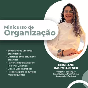 Imagem de capa para o Curso online Minicurso de Organização