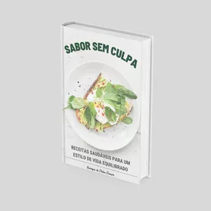 Imagem de capa para o Ebook Sabor sem culpa: Receitas saudáveis para um estilo de vida equilibrado