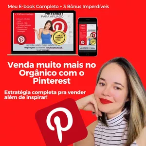 Imagem de capa para o Ebook Pinterest para Afiliado