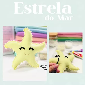 Imagem de capa para o Ebook APOSTILA DIGITAL ESTRELA DO MAR EM FELTRO 