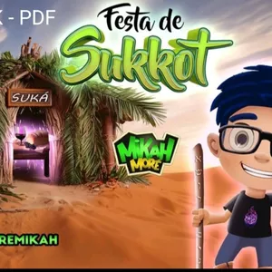 Imagem de capa para o Ebook SUKKOT - MORE MIKAH PARA CRIANÇAS!!
