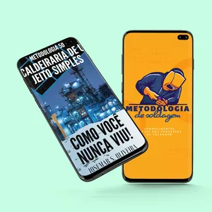 Imagem de capa para o Ebook Combo ebook Metodologia de soldagem + metodologia 50