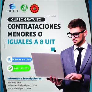 Imagen de portada para Curso online CURSO ESPECIALIZADO CONTRATACIONES MENORES O IGUALES A 8 UIT 2023