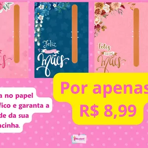 Imagem de capa para o Ebook ARTE DIA DAS MÃES - LIXA DE UNHA