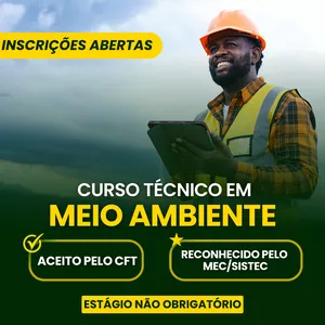 Imagem de capa para o Curso online Curso Técnico em Meio Ambiente EAD
