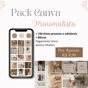 Imagem do curso Pack Canva Minimalista 
