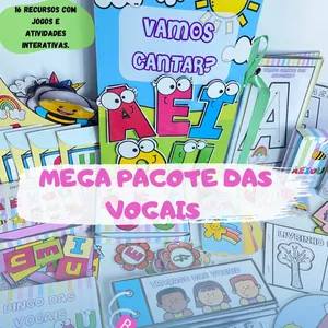 Mega Pacote das Vogais por Fernanda Ferreira Dias