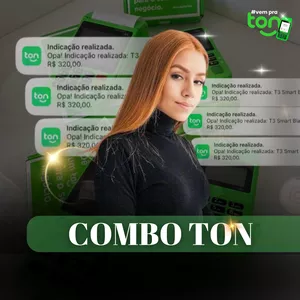 COMBO MAQUININHA TON 💚