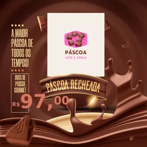 Imagem do curso PÁSCOA ARTE & RENDA