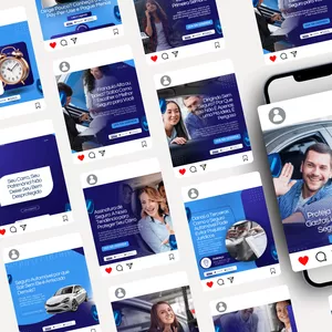 Imagem de capa para o Curso online Editaê! Canva Corretor de seguros automotivo