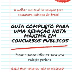 Imagem de Guia Completo Para Redação em Concursos Públicos criado por Lucas Alves Pereira na hotmart