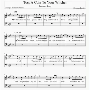 Cover image for Ebook Toss a Coin to Your Witcher - Sheet