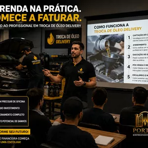 Imagem do curso Como Ganhar Muito Dinheiro com Troca de Óleo Delivery | Mesmo Sem Ser Mecânico