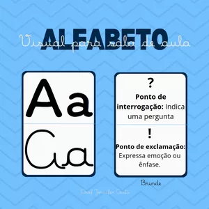 Imagem de capa para o Ebook Alfabeto de parede visual