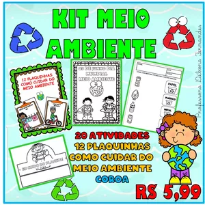 Imagem de capa para o Ebook KIT MEIO AMBIENTE + PLAQUINHAS 