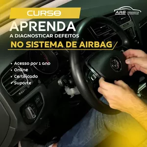 Imagem de capa para o Curso online APRENDA A SOLUCIONAR DEFEITOS EM UM SISTEMA DE AIRBAG NO VEICULO. 