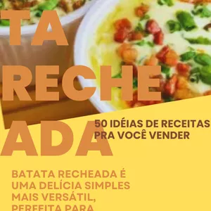 Imagem de capa para o Ebook Batata recheada fáceis e lucrativos